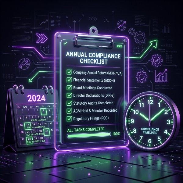 Annual Business Compliance Checklist for Indian Startups